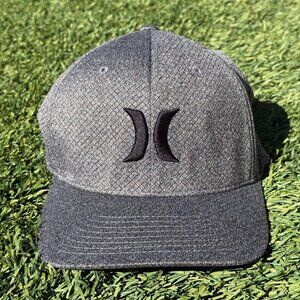 Hurley One and Only FlexFit Heather Gray Hat | Small/Medium S/M